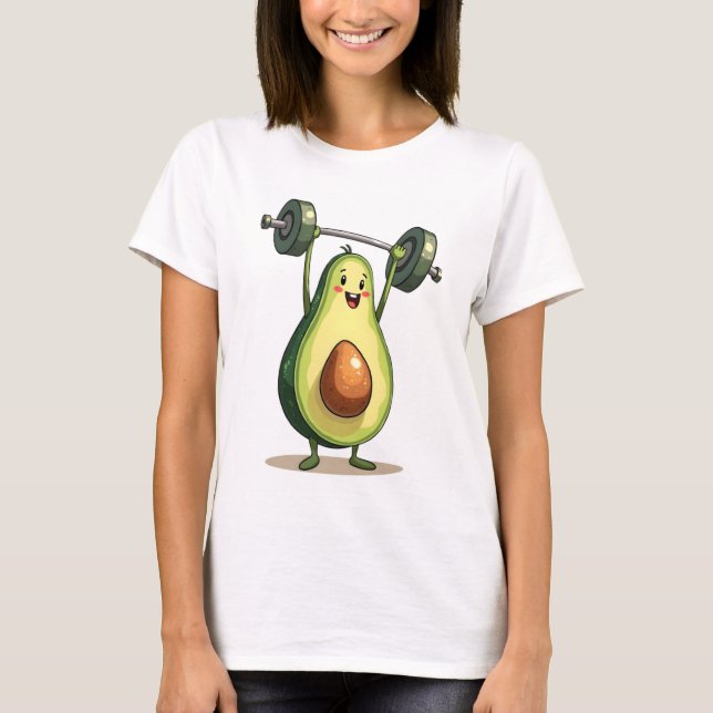 Camiseta Cartoon Encantado Gym Avocado (Frente)
