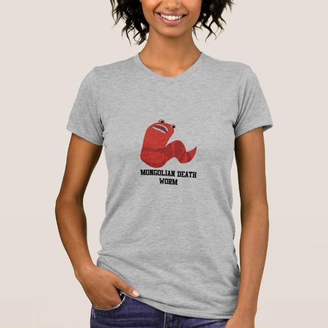 Camiseta Cartoon Engraçado Muro da Morte Mongol (Frente)