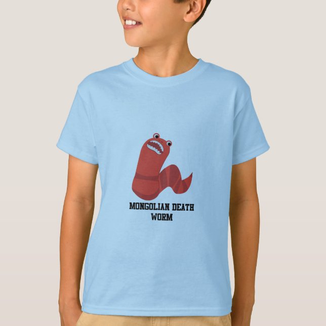 Camiseta Cartoon Engraçado Muro da Morte Mongol (Frente)