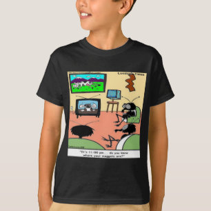 Camiseta Cartoon Ensino dos Pais
