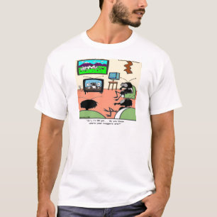 Camiseta Cartoon Ensino dos Pais