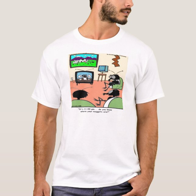 Camiseta Cartoon Ensino dos Pais (Frente)