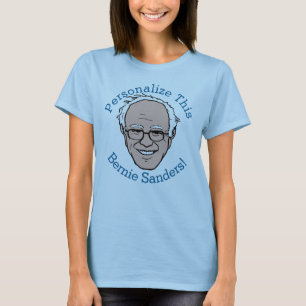 Camiseta Cartoon Face PERSONALIZADA Bernie Sanders