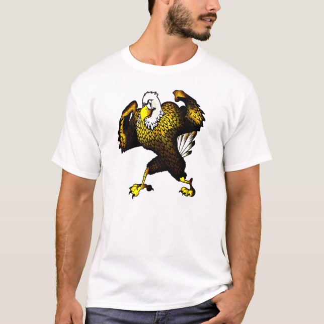 Camiseta Cartoon Fighting Eagle (Frente)