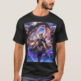 Camiseta Cartoon Galleon Sailing on Blue Water