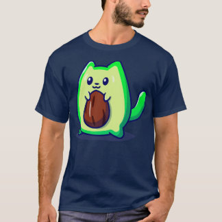 Camiseta Cartoon Gato de Avocado Bonito1