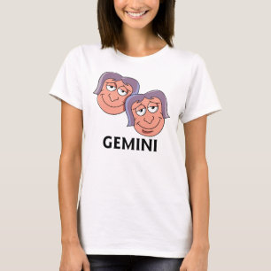 Camiseta Cartoon Gemini Twins T-Shirt