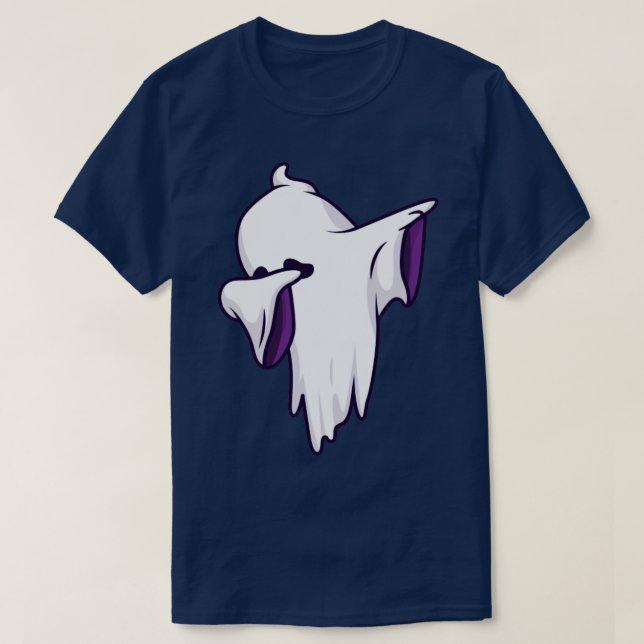 Camiseta Cartoon Ghost Dabbing (Frente do Design)