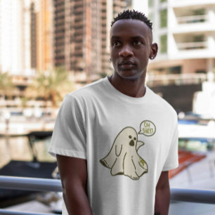 Camiseta Cartoon Ghost Funny Pun