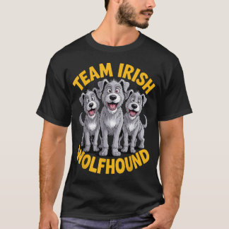 Camiseta Cartoon Gigante Cães de Visão Raça de Cão de Estim