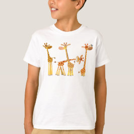 Camiseta Cartoon Girafas: A t-shirt infantil
