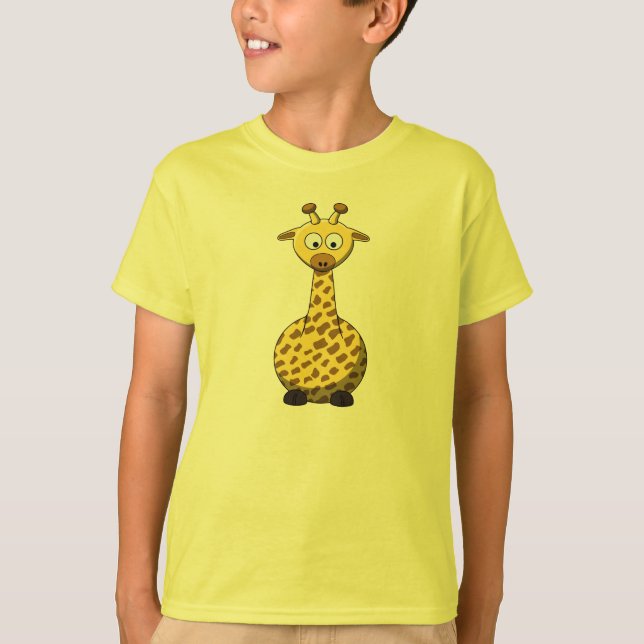 Camiseta Cartoon Giraffe (Frente)