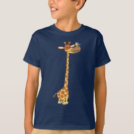 Camiseta Cartoon Giraffe and Friend Children T-shirt