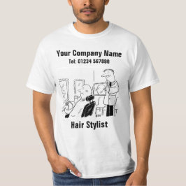 Camiseta Cartoon Hair Stylist para personalizar