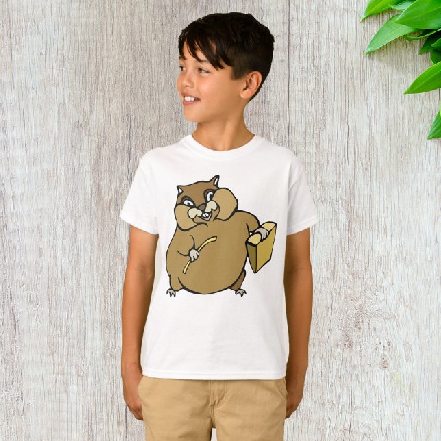 Camiseta Cartoon Hamster (Criador carregado)