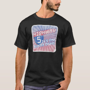 Camiseta Cartoon Highway Five Boredom