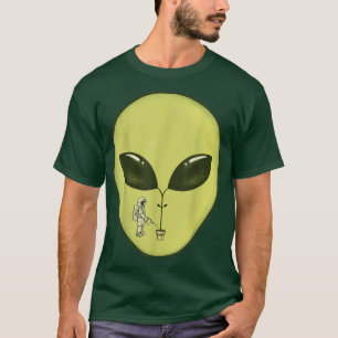 Camiseta Cartoon Humor Avocado Astronauta do Crescimento da