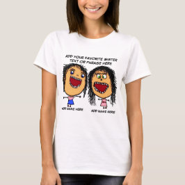 Camiseta Cartoon Irmã Louca