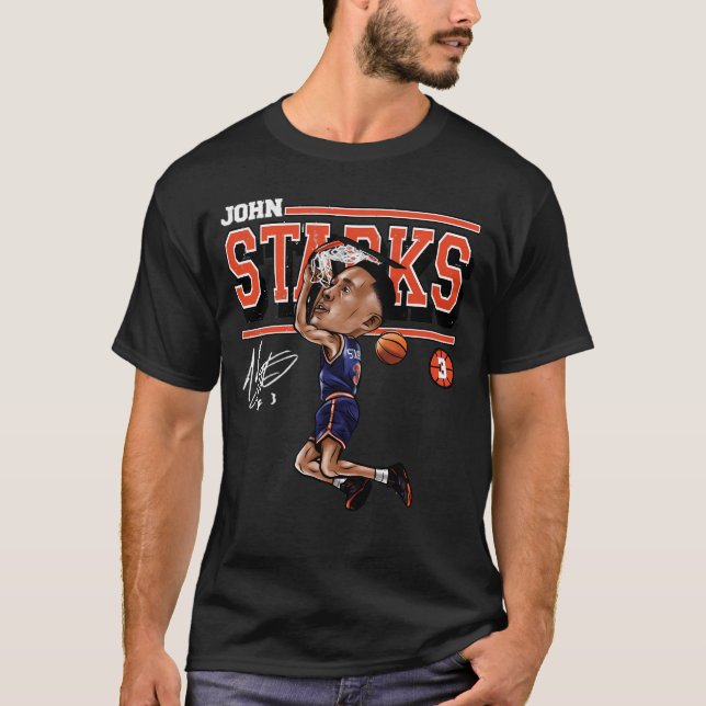 Camiseta Cartoon John Starks (Frente)