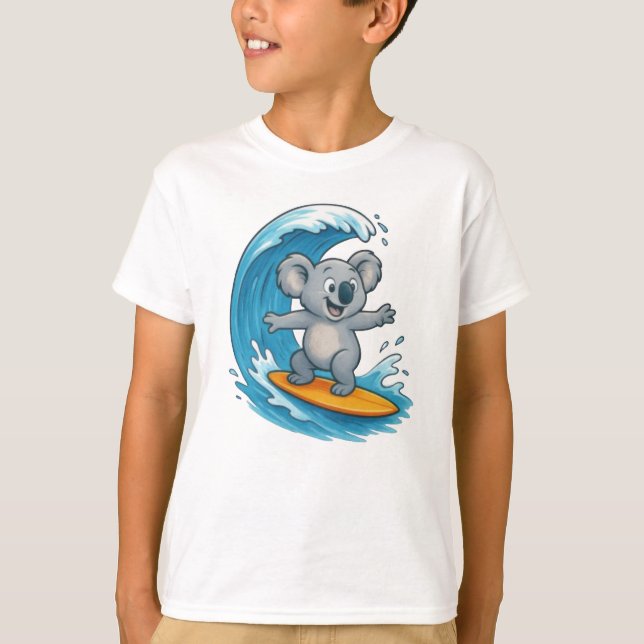 Camiseta Cartoon Koala Bear Kids (Frente)