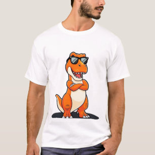 Camiseta Cartoon Legal engraçado do dinossauro - T-Rex com