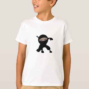 Camiseta Cartoon Little Ninja Warrior