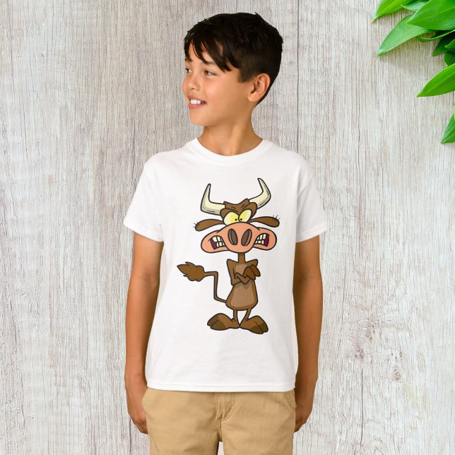 Camiseta Cartoon Mad Cow (Criador carregado)