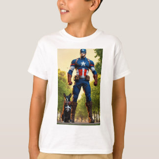 Camiseta Cartoon majestoso do Inferno guardian