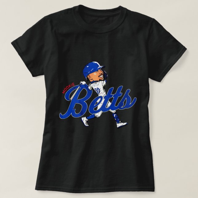 Camiseta Cartoon Mookie Betts (Frente do Design)