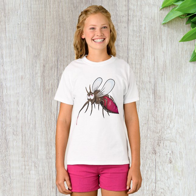 Camiseta Cartoon Mosquito (Criador carregado)