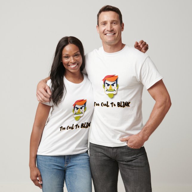 Camiseta Cartoon Negrito Face com Atitude (Unissex)