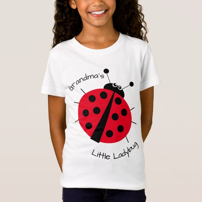 Camiseta Cartoon para Meninas Meninas da Avó (Frente)