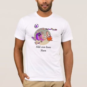 Camiseta Cartoon personalizado de futebol