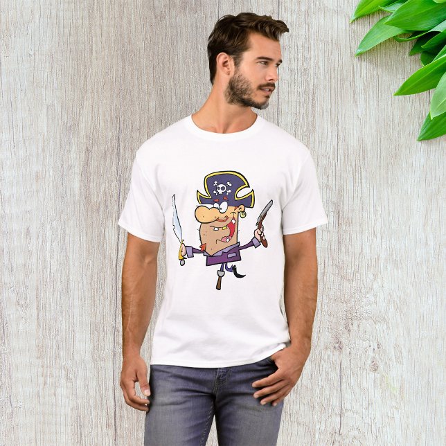 Camiseta Cartoon Pirate (Criador carregado)