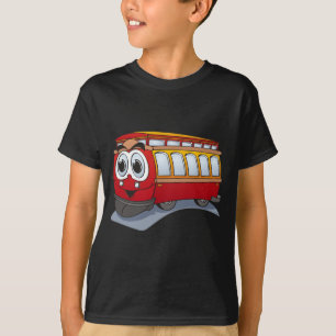 Camiseta Cartoon Red Trolley