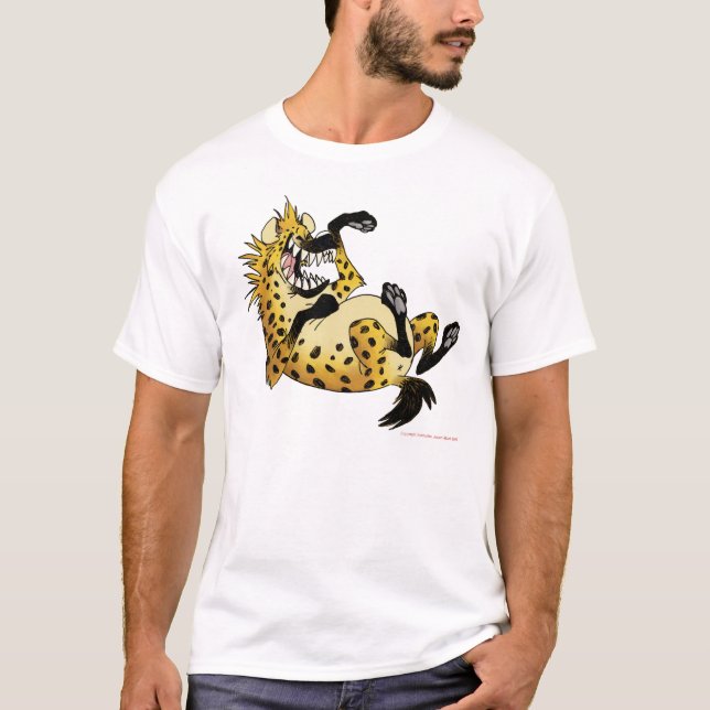 Camiseta Cartoon Rindo Hyena T-Shirt (Frente)