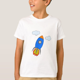 Camiseta Cartoon Rocket