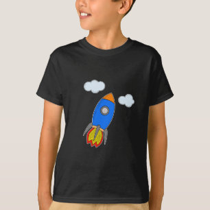 Camiseta Cartoon Rocket