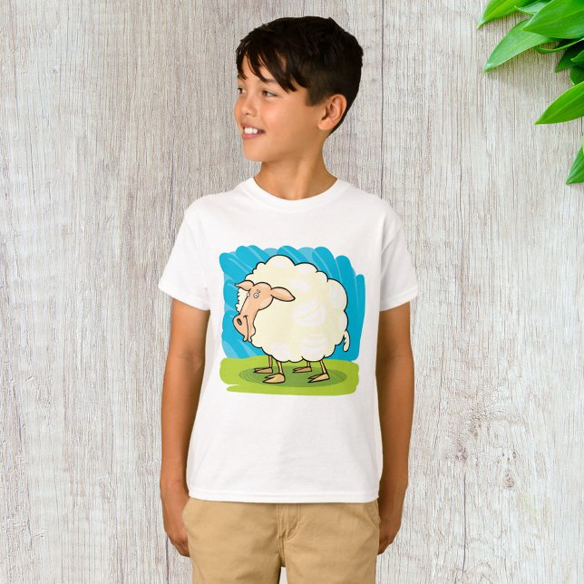 Camiseta Cartoon Sheep (Criador carregado)