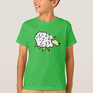 Camiseta Cartoon Sheep Divertido