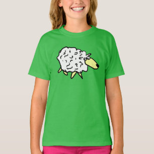 Camiseta Cartoon Sheep Divertido