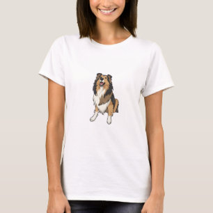 Camiseta Cartoon Sheltie