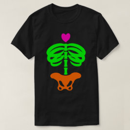 Camiseta Cartoon Skelly Zombie Skeleton Art