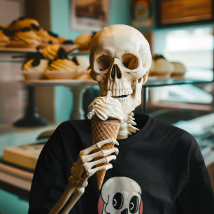 Camiseta Cartoon Skull Halloween