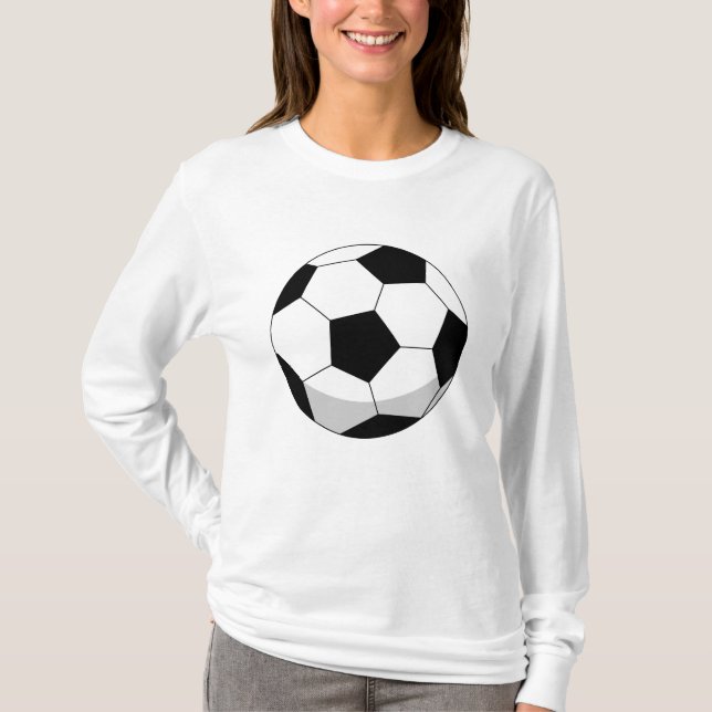 Camiseta Cartoon Soccer Ball (Frente)