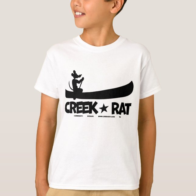 Camiseta Cartoon Studios Creekrat - Cartoon Creek Rat Canoe (Frente)