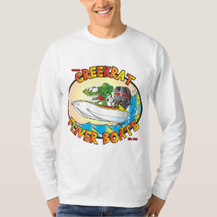 Camiseta Cartoon Studios Creekrat Fliver Flivver Boat Logo
