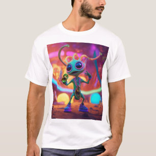 Camiseta Cartoon T-Shirt Design Premium Brown Horse