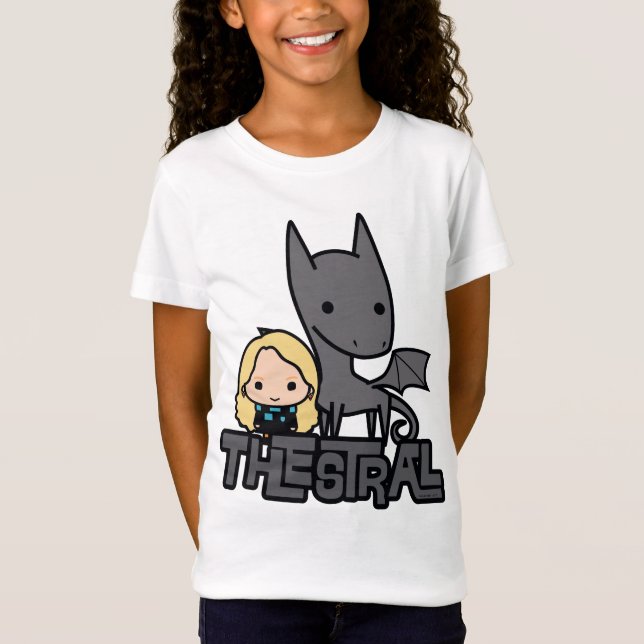 Camiseta Cartoon Thestral e Luna - Arte (Frente)