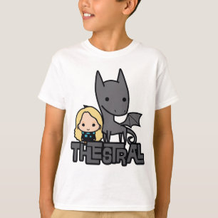Camiseta Cartoon Thestral e Luna Character Art